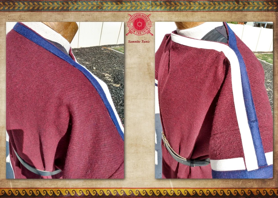 TheSaxonHerald's tweet photo. Samnite wool tunic - https://t.co/y2AQSoBaxf
#samnites #samnitehistory #samnitetunic #samnitewarrior #samniteshield #samnitehelmet #samnitearmor #samnitegarment #wooltunic #ancientclothing #fashionhistory #livinghistory #historicalfashion #historicalclothing #textilehistory https://t.co/rZNtezHhwB