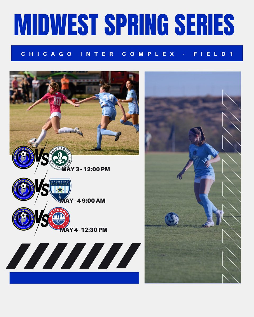 Excited for our Super Cup games this weekend!! <a href="/chiINTER/">Chicago Inter SC</a>