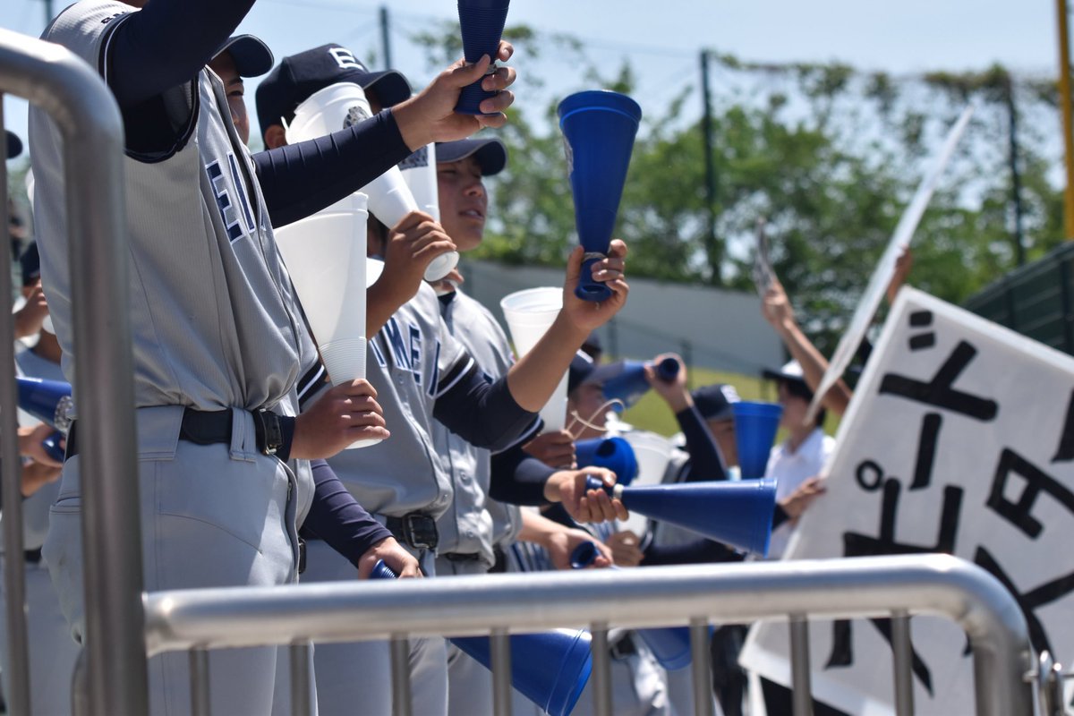 eimei5589's tweet image. こんにちは！
叡明高校野球部です！
本日、春季大会準決勝が行われました！
市立川越高校と対戦し、2-1で勝利し決勝進出、関東大会出場権を獲得しました🏆
苦しい試合でしたがチーム全体が1つになり粘り強く戦えました！
明日の決勝戦も全員野球で全力で戦います！
応援よろしくお願いします！🔥⚾️