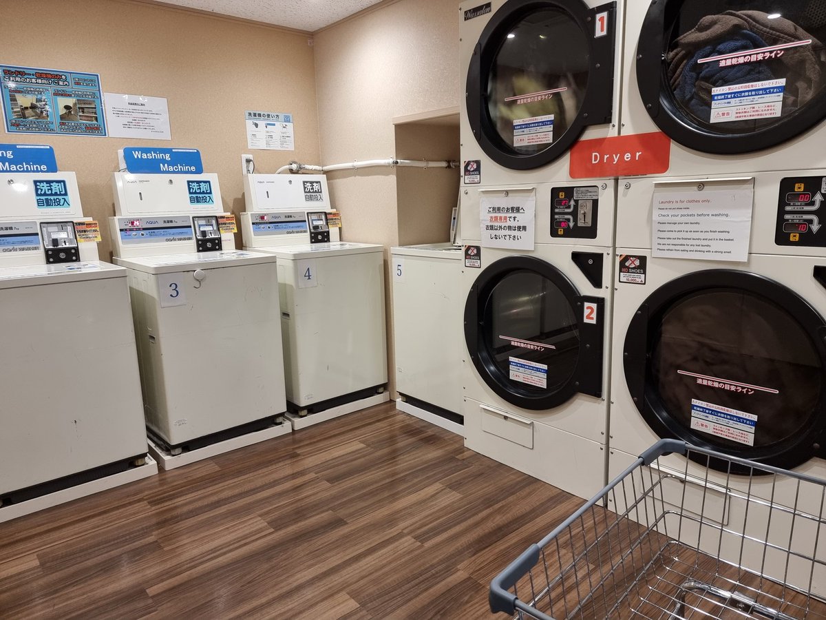 Sitting in a laundromat waiting for clothes to dry. It's pretty chill tbh.