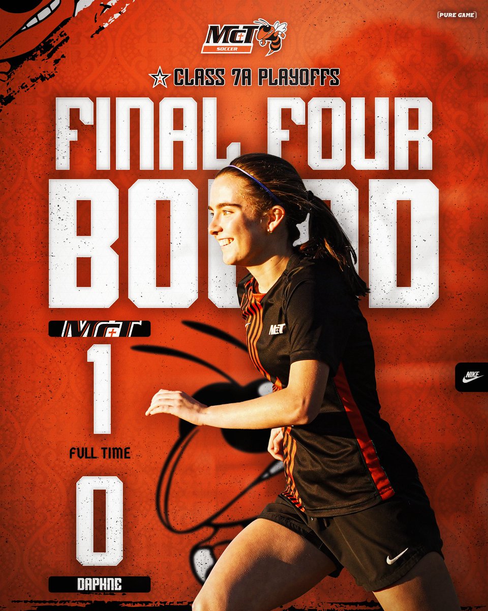 Final Four Bound! A game of patience and a moment of magic from Emma Grubbs sealed the deal tonight. See you in Huntsville! #weoverme #swarm
