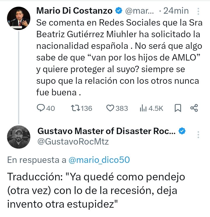 #ULTIMAHORA 
The Master of Disaster lo hace de nuevo
