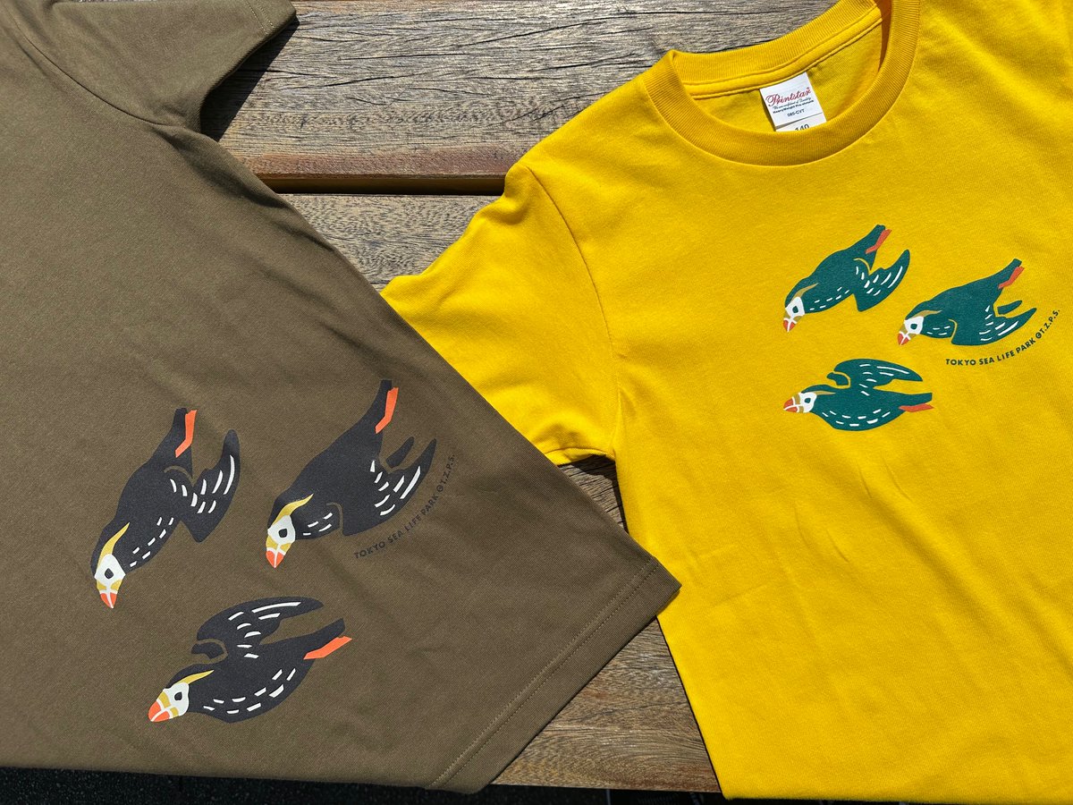 ギフトショップから新商品のお知らせ☆ 新しい柄のTシャツが発売され