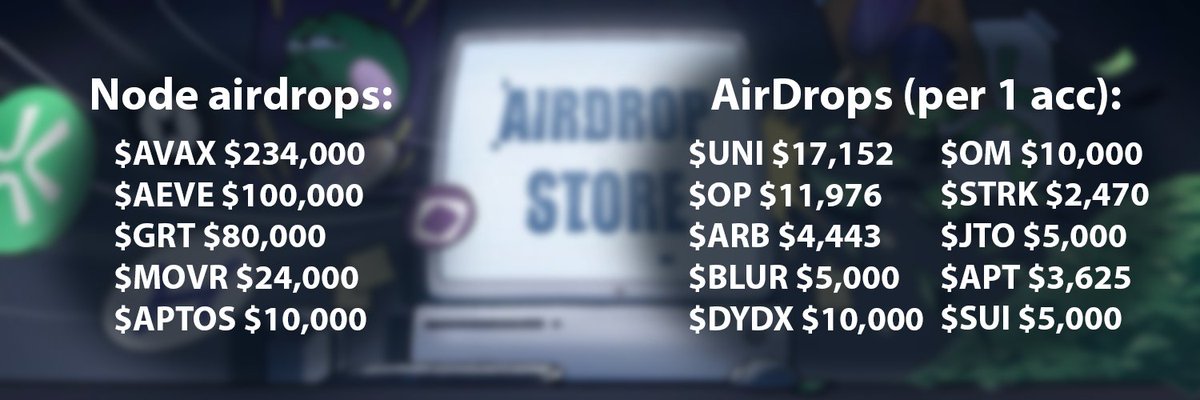 airdropstore777's tweet photo. Fast Giveaway

1) Guess what project will be added next
2) Follow @airdropstore777 
3) Like, repost this tweet
4) Must be a user of https://t.co/mokNYP3BpX

The winner will get ??? accounts of this project https://t.co/9d1sNOPFTs