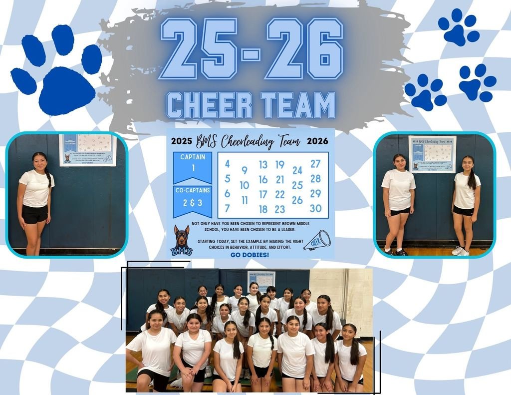 📣Congratulations to our 25-26 BMS Cheer Team 📣

#leadersofthepack #dobiepride