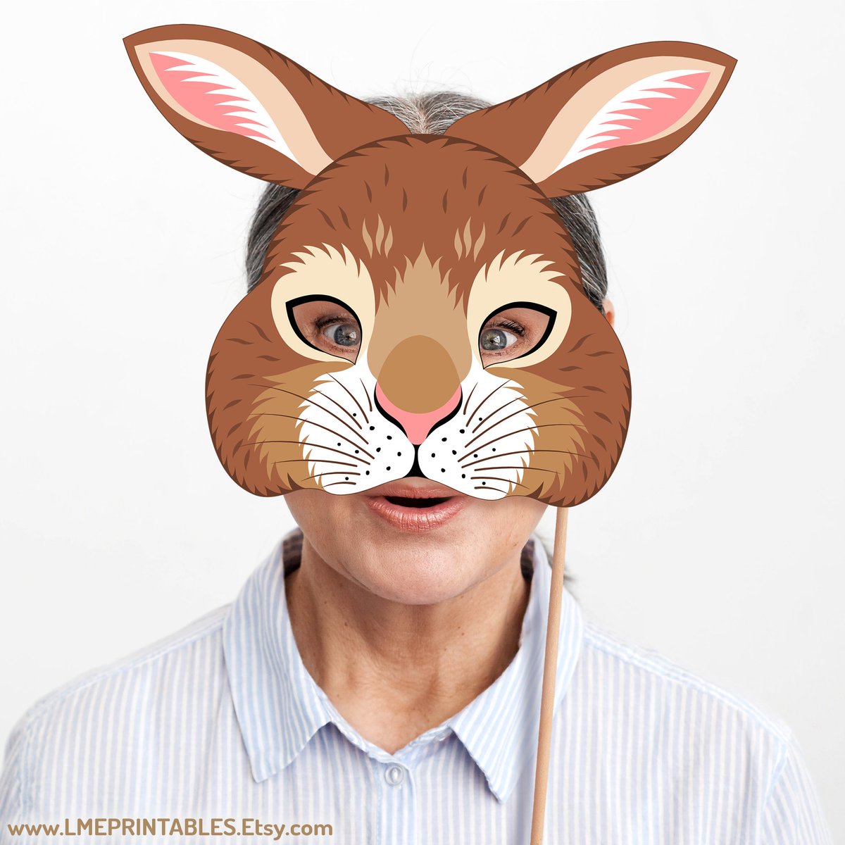 lmeprintables's tweet image. Brown Rabbit Printable Mask Hare Costume Animal Bunny Easter Activity Halloween Forest Farm Party Woodland Birthday Favor Carnival Kid Adult etsy.me/4lUATgp via @Etsy #rabbitmask #rabbitcostume #haremask #forestanimalmasks #beatrixpotter #peterrabbitmask #forestanimalmask