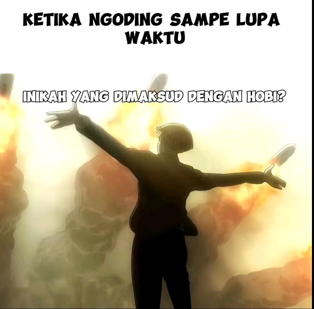 hoby matalu. codingan error uda seminggu noh ga bener bener