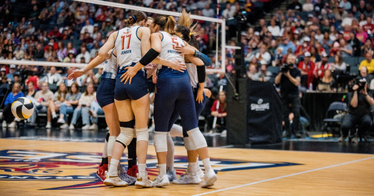 The Rise wrapped up their 2025 season tonight at Van Andel Arena, playing in front of 6,509 fans — the third-largest crowd in franchise history and the second-largest of the season. Omaha, however, prevailed in four sets. #RiseABOVE

RECAP &gt;&gt; bit.ly/3ERm2Cv