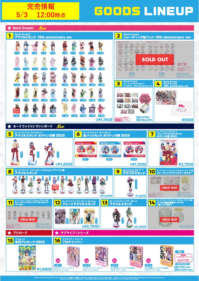 バンドリ 缶バッジ 10th 要楽奈 14個セット ローソン『BanG