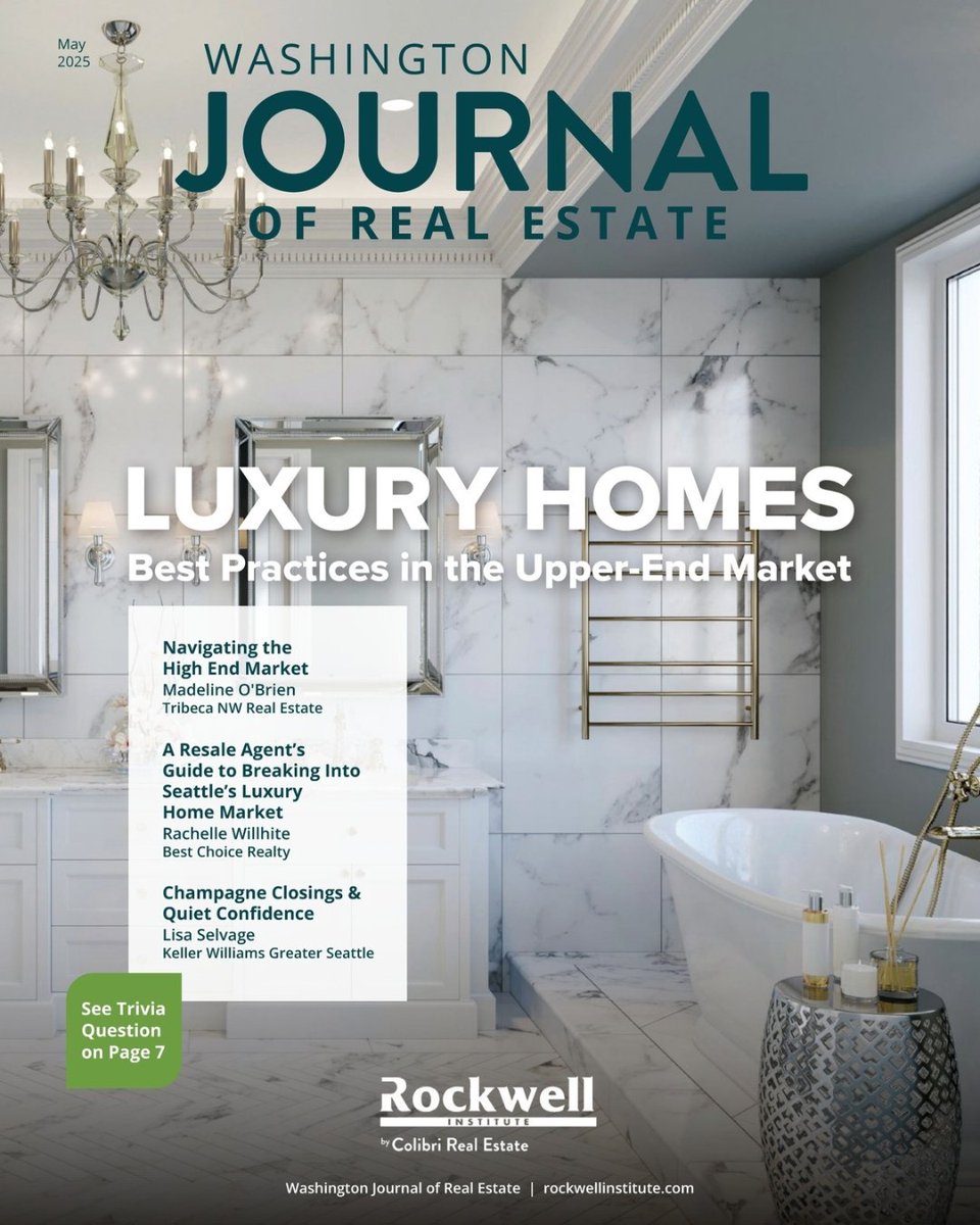 RockwellSchool's tweet photo. Cracking into the luxury market takes more than a license—it takes strategy. ✨ 

In this issue of the Journal, industry experts share real-world tips to help you stand out in Washington’s competitive high-end space. 

📖 Explore the full issue at https://t.co/uPU6AMpFDQ https://t.co/puWaJ5IU6i