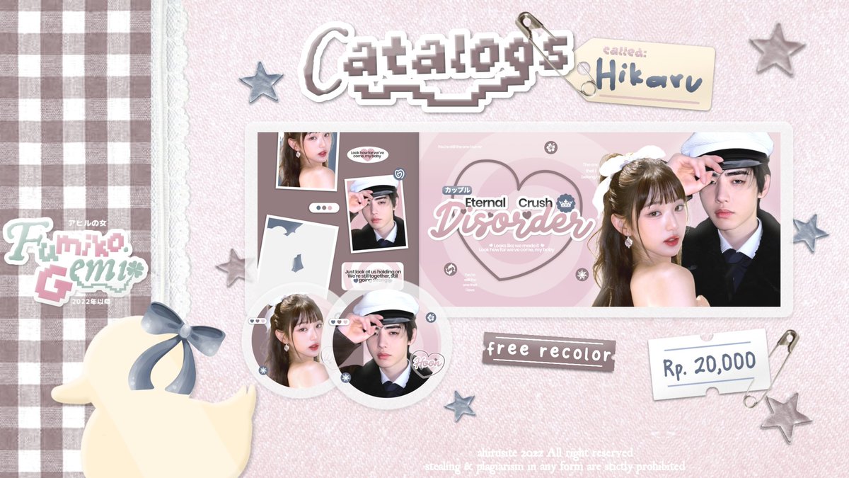 ahirusite's tweet image. heLp repOst? arigato___u!! #zonauang

tmAn _ tmun 。。! mari bERKENALAN dengan anak baru ahirusite, "Hikaru" 🎀⭐ tolong sayangi "Hikaru" dengan sepenuh hati iaa &amp;lt;33

"Hikaru" sudah bisa dipesan melalui DM Gemi dengan special price iDR 12,OOO &amp;amp; iDR 17,OOO sampai 5 Mei 2025! 🥡🥢