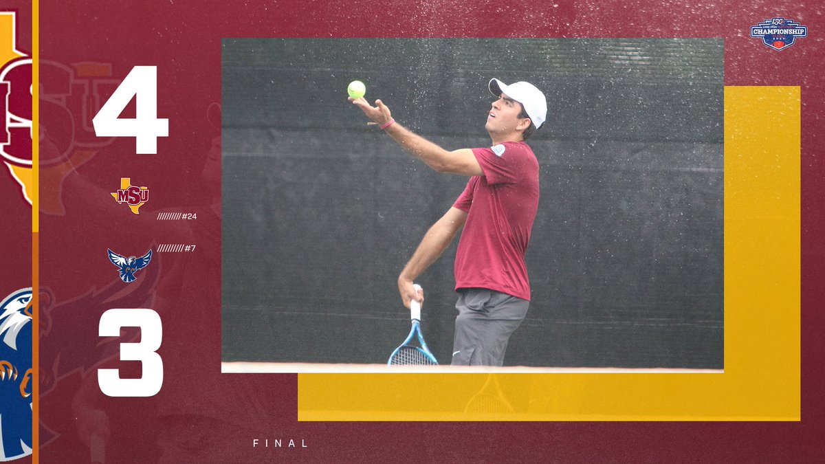 🎾 | #⃣2⃣4⃣ Mustangs stun #⃣7⃣ UT Tyler to advance to LSC Championship final #StangGang