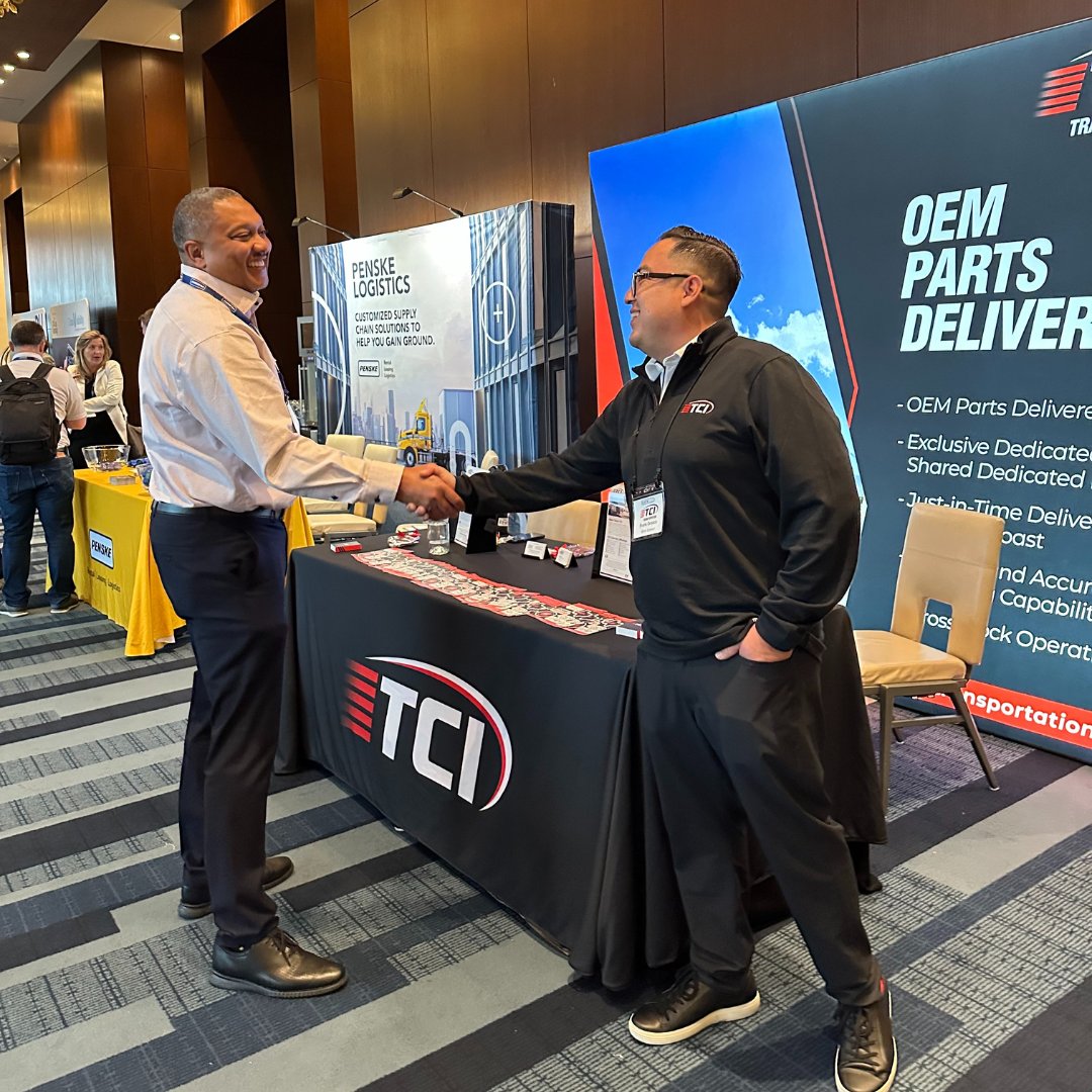 tci_leasing's tweet image. 🚛 That’s a wrap on NAPB 2025!
Thanks to Ducker Carlisle for such an incredible event & to everyone who stopped by our booth—we loved sharing how TCI Transportation delivers customized, sustainable solutions that scale with your business.
#NAPB2025 #TCITransportation