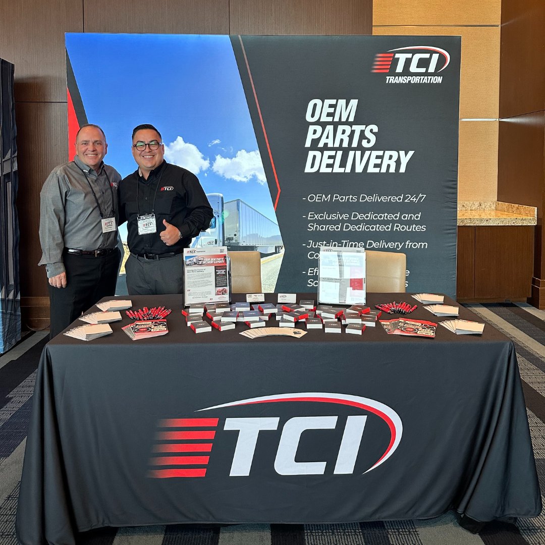 tci_leasing's tweet image. 🚛 That’s a wrap on NAPB 2025!
Thanks to Ducker Carlisle for such an incredible event & to everyone who stopped by our booth—we loved sharing how TCI Transportation delivers customized, sustainable solutions that scale with your business.
#NAPB2025 #TCITransportation