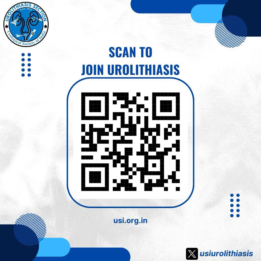 urolithiasis (@usiurolithiasis) on Twitter photo #UL 2 - Join us ! Request the members of <a href="/usioffice/">Urological Society of India 🇮🇳</a> and <a href="/YouthUSI/">YOUsi</a> to become a member of <a href="/usiurolithiasis/">urolithiasis</a> section and drive the next phase of stone revolution in India 🇮🇳 Scan 👇🏼 to become a member ! #UL 2 - Join us ! Request the members of <a href="/usioffice/">Urological Society of India 🇮🇳</a> and <a href="/YouthUSI/">YOUsi</a> to become a member of <a href="/usiurolithiasis/">urolithiasis</a> section and drive the next phase of stone revolution in India 🇮🇳 Scan 👇🏼 to become a member !