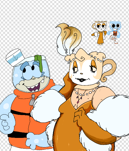 Deu tempo pra eu pintar finalmente... já já faço mais coisa deles