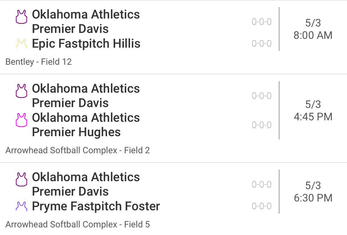 Looking to keep some of these hot streaks rolling this weekend close to home! We’ll see you bright and early in Bixby, OK ☀️
