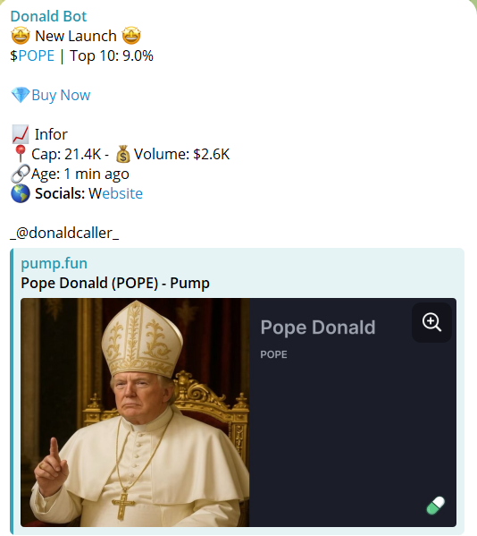 donaldcaller's tweet photo. 💥 $POPE held the faith — X1.4 for the patient ones!
📍 From $21.4K → $30.0K
🙏 Not every coin moons, but $POPE still delivered a blessing.
4BCSNpPs5vg9DXS73tyPrPFSwP7AAKdKqZvtYygPpump

Sometimes small gains keep you in the game
#POPE #Grok #Sol #Dra #Genz https://t.co/NMDE5NOnVE