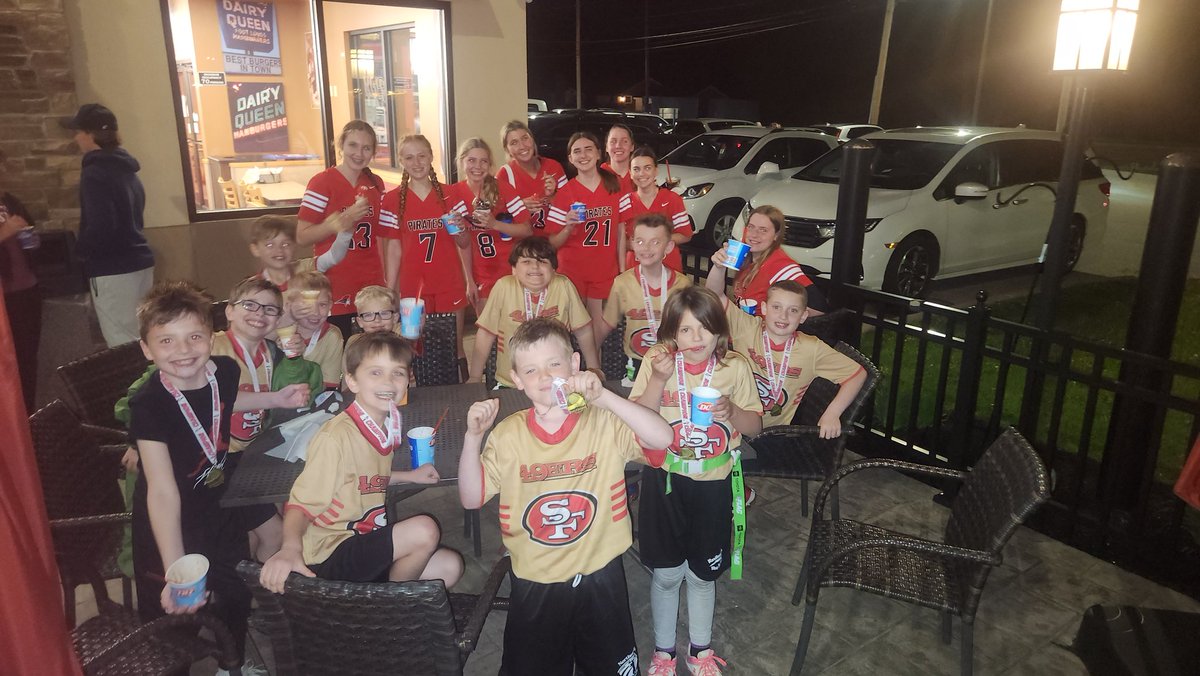 Melinda Mae (@melindamyndimae) on Twitter photo Congrats to Our Lady Pirates on Advancing to BROWNS Championship Monday May 12th (finishing in the top 16)! We celebrated at DQ w/our younger Championship Flag Football players! THANK DQ for always supporting our student athletes!
<a href="/Perry_Pirates/">Perry Pirates</a>
<a href="/BrownsYouthFB/">Cleveland Browns Youth Football</a>
<a href="/PerryLocal_Lake/">Perry Local School District</a> Congrats to Our Lady Pirates on Advancing to BROWNS Championship Monday May 12th (finishing in the top 16)! We celebrated at DQ w/our younger Championship Flag Football players! THANK DQ for always supporting our student athletes!
<a href="/Perry_Pirates/">Perry Pirates</a>
<a href="/BrownsYouthFB/">Cleveland Browns Youth Football</a>
<a href="/PerryLocal_Lake/">Perry Local School District</a>
