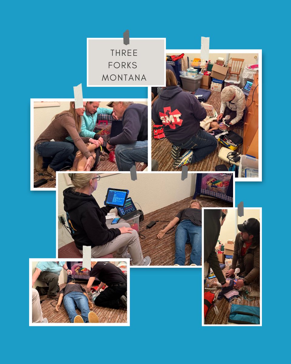 SIM_MONTANA's tweet image. On Tuesday, Jill &amp;amp; Maile led a TBI simulation for a TSII (Time Sensitive Illness &amp;amp; Injury) event in Three Forks. Realistic, high-stakes training that prepares Montana’s emergency teams for time-sensitive trauma calls. #SIMMT #TBItraining #TSII