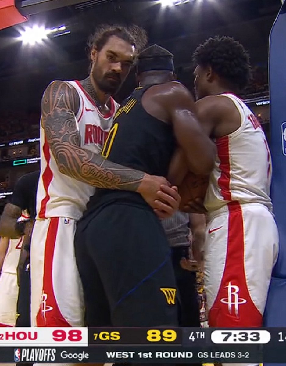 Steven Adams. 🤣

(via <a href="/BrooklynGuyNBA/">Brooklyn Guy</a>)