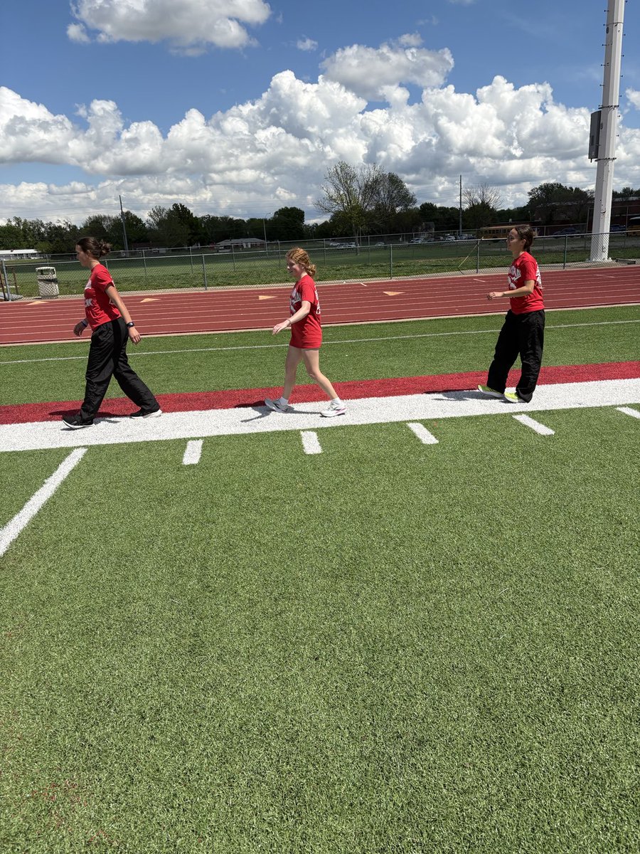 Spartan red level athletes getting prepared to do some work today the girls team won 13 out of 18 events at the Shawnee Heights invite today!!