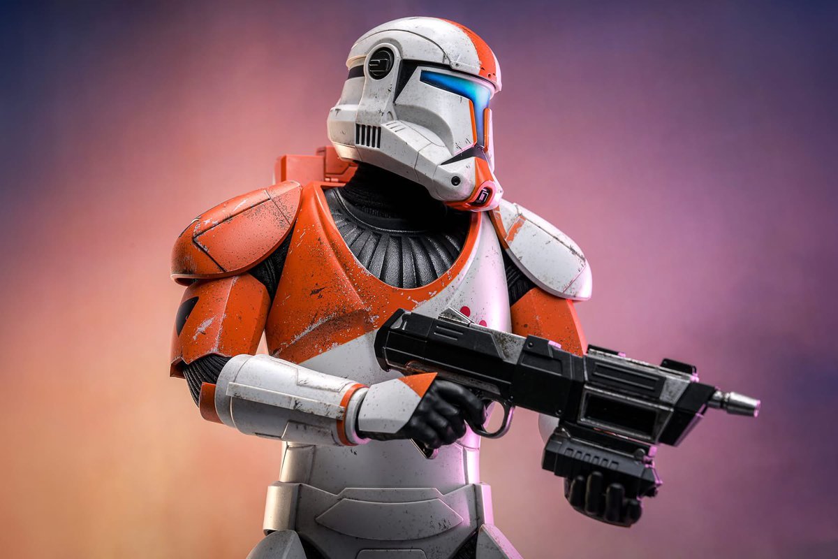one6Update's tweet image. #HotToys released Clone Commando Boss from Star Wars: The Clone Wars. These are the release photos.

2/🧵

#CloneCommandoBoss #StarWars #TheCloneWars #LucasFilm #HotToysCollectibles #SixthScale #ホットトイズ