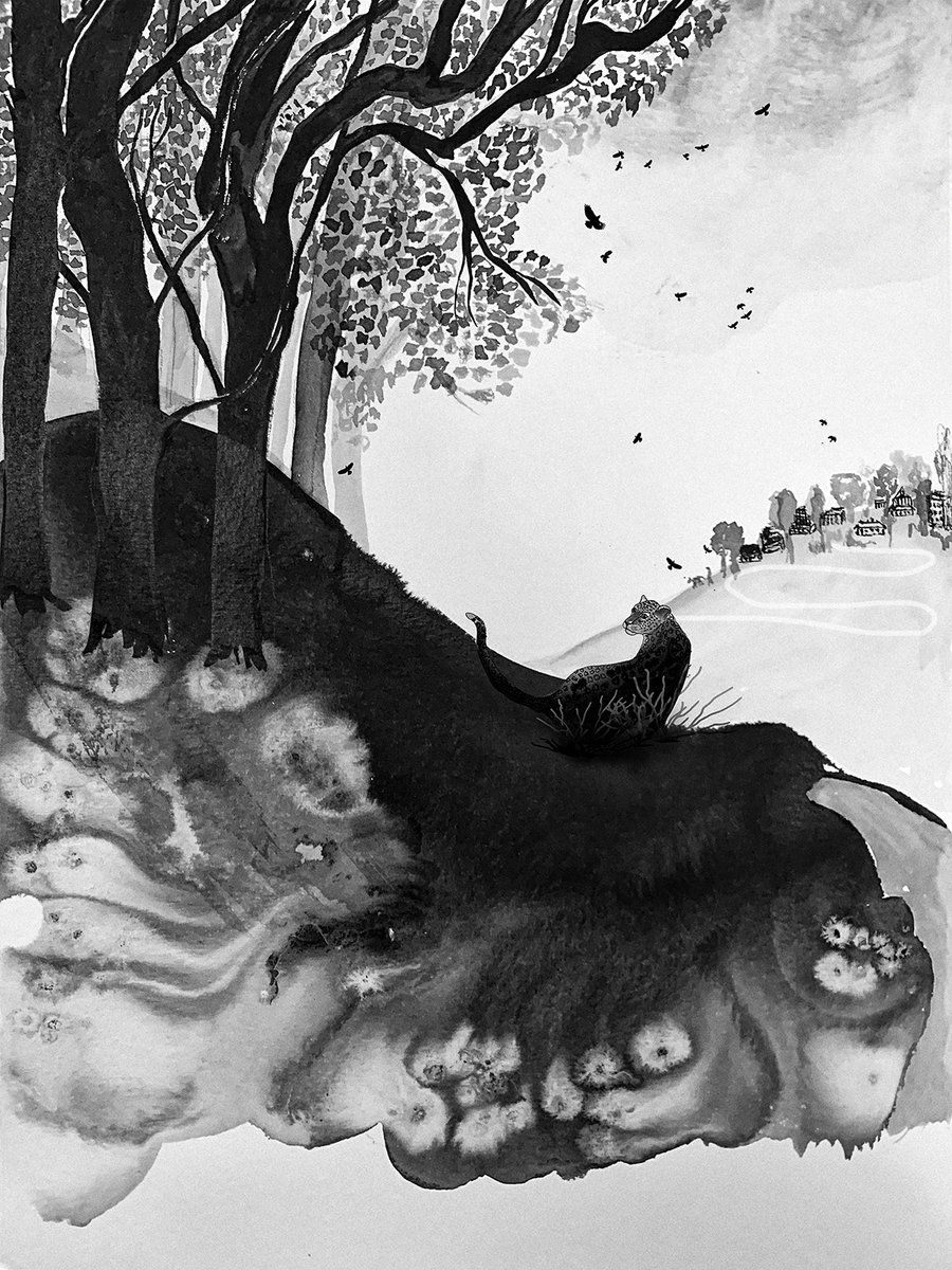 Nirmal Ghosh (@karmanomad) on Twitter photo "Spirit of the Hills" - the second story in my book "Blue Sky, White Cloud" (<a href="/AlephBookCo/">Aleph Book Company</a>) revolves around a leopard - a big cat that in many ways fascinates me more than tigers. Happy #InternationalLeopardDay
Illustration by <a href="/AratiKumarRao/">Arati Kumar-Rao</a>
goodreads.com/book/show/6083… "Spirit of the Hills" - the second story in my book "Blue Sky, White Cloud" (<a href="/AlephBookCo/">Aleph Book Company</a>) revolves around a leopard - a big cat that in many ways fascinates me more than tigers. Happy #InternationalLeopardDay
Illustration by <a href="/AratiKumarRao/">Arati Kumar-Rao</a>
goodreads.com/book/show/6083…