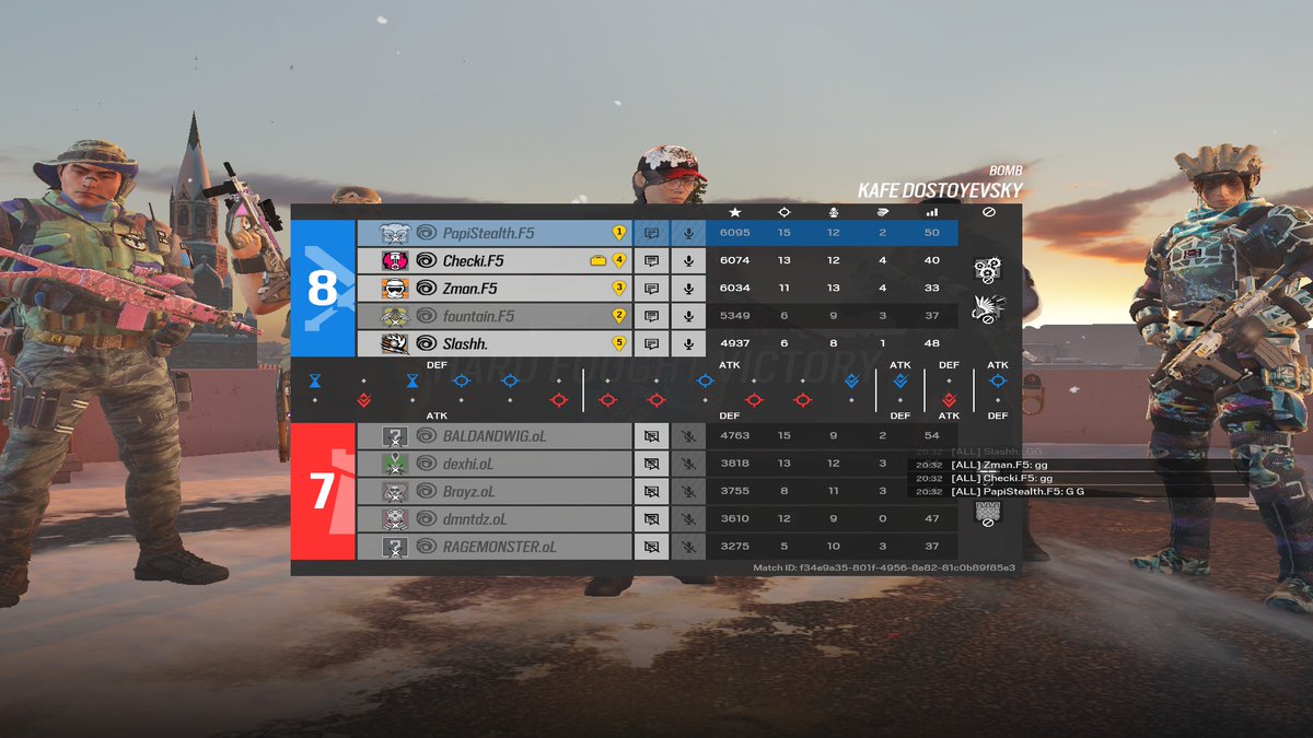 4-0. <a href="/OutlastGamingNA/">Outlast</a> 8-7 gg fun ass game, both teams are comp as hell.