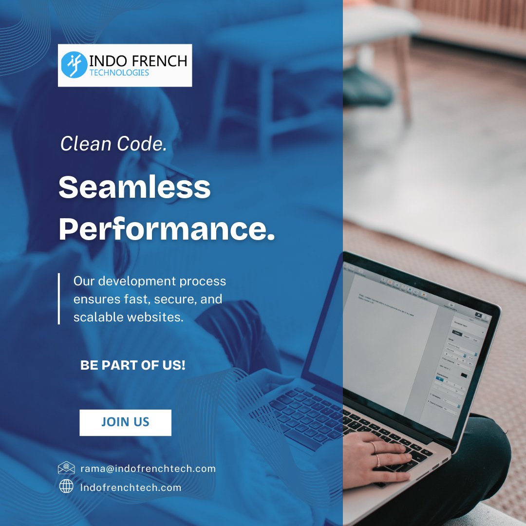 indofrenchtech's tweet image. Clean Code. Seamless Performance.

#CleanCode #WebPerformance #ReliableTech #IndofrenchTechnologies