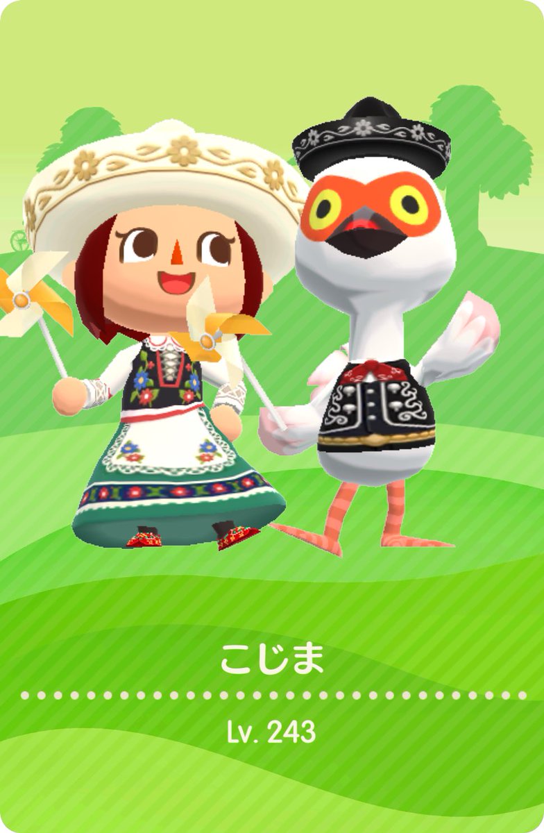 tanaka_splat1's tweet photo. 5月はこの衣装にしました😄
かわいい〜🎉
#マイキャンパーカード
#ポケ森
#ポケ森コンプリート https://t.co/NmNgXupjqx