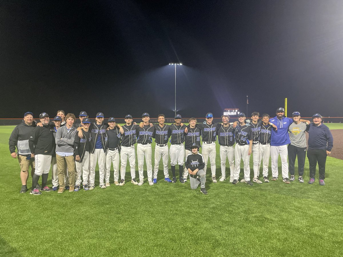 Big win 9-8 in extras over a tough Eastridge squad! Senior captains Dailey, Sherman, and Scaccia lead the way with 9 hits! 
Dailey: 3-5, 2B, 2R 
Scaccia: 3-4, 2B, HR 💣, 2RBI, 2R, BB 
M. Sherman: 3-4, 2B, 4 RBI 
<a href="/BrockportCSD/">Brockport CSD</a> <a href="/PickinSplinters/">Paul Gotham</a> <a href="/baseballsectv/">Section V Baseball</a> <a href="/PrimetimeBall_/">Primetime585⭕️</a>