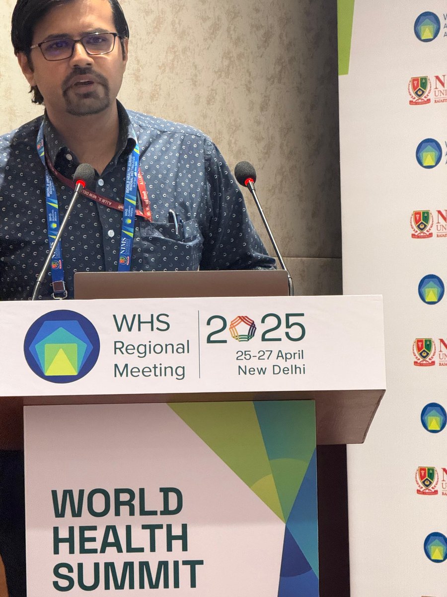 Honored to join the global leaders at the World Health Summit Regional Meeting. I was a speaker during the workshop on Systematic Reviews &amp; Meta-Analyses, sharing practical tips on SR-MA. #WorldHealthSummit #EvidenceBasedMedicine #SystematicReview #MetaAnalysis #GlobalHealth