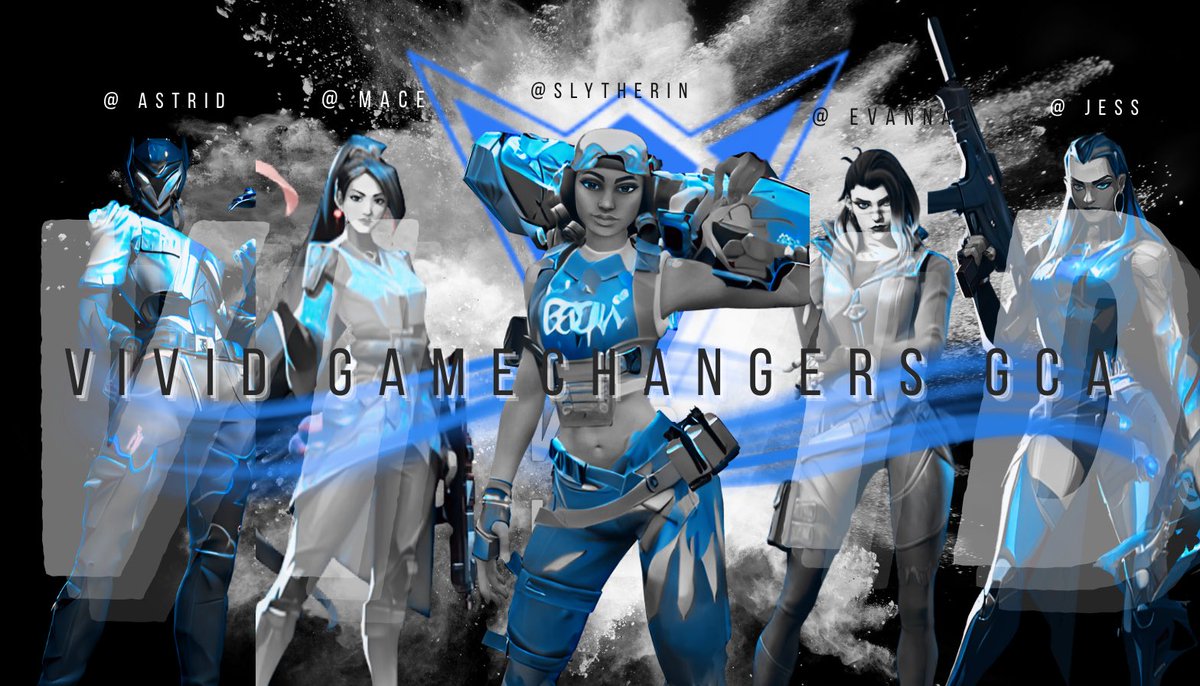 VIVID ESPORTS (@valvividesports) on Twitter photo What a way too announce VIVIDS official Game Changer roster…
Starting out in the official GCA Tournament tomorrow‼️
<a href="/_jingtong/">ev</a> - Initiator
<a href="/astridkeita/">astrid</a> - Sentinel
<a href="/jesinieval/">jess ⋆ ˚。⋆୨୧˚</a> - Flex
<a href="/SythrineFPS/">Sythrine</a> - Duelist
<a href="/macepali/">mace</a> - Controller
THE GOATS 🩵
<a href="/ValorCentral/">Valor Central</a> <a href="/Hitbox_Americas/">HitBox Americas</a> What a way too announce VIVIDS official Game Changer roster…
Starting out in the official GCA Tournament tomorrow‼️
<a href="/_jingtong/">ev</a> - Initiator
<a href="/astridkeita/">astrid</a> - Sentinel
<a href="/jesinieval/">jess ⋆ ˚。⋆୨୧˚</a> - Flex
<a href="/SythrineFPS/">Sythrine</a> - Duelist
<a href="/macepali/">mace</a> - Controller
THE GOATS 🩵
<a href="/ValorCentral/">Valor Central</a> <a href="/Hitbox_Americas/">HitBox Americas</a>