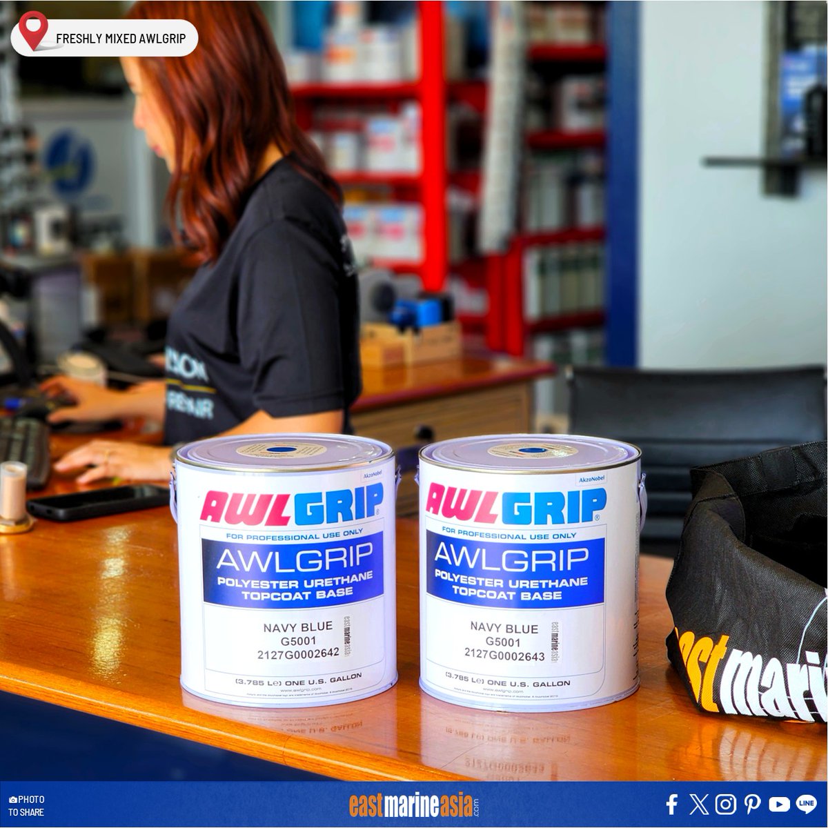 eastmarineasia's tweet photo. 🚩 FRESHLY MIXED #AWLGRIP #AWLMIX
▫️
✅ PHOTO TO SHARE @ #EastMarineAsia
🛒 https://t.co/7cmymHXvfR
✉️ sales@eastmarineasia.com
📱 LINE ID @eastmarineasia
#Phuket #Thailand 🇹🇭 https://t.co/ymVvcXWrkl
