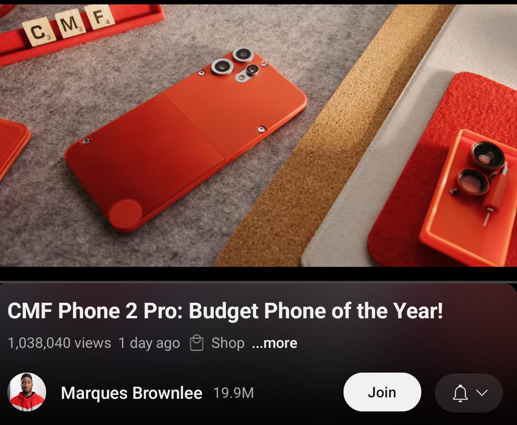 theoriginal086's tweet image. Don&apos;t quite agree.
But good price ,hardware is ok.  But is the &apos;modular&apos; parts compatible with 1st gen?
#hmdfusion is cheaper, has more practical add ons and  while the orange on CMF looks good, the industrial matte black on Fusion is beautiful too.
If you look at my previous
