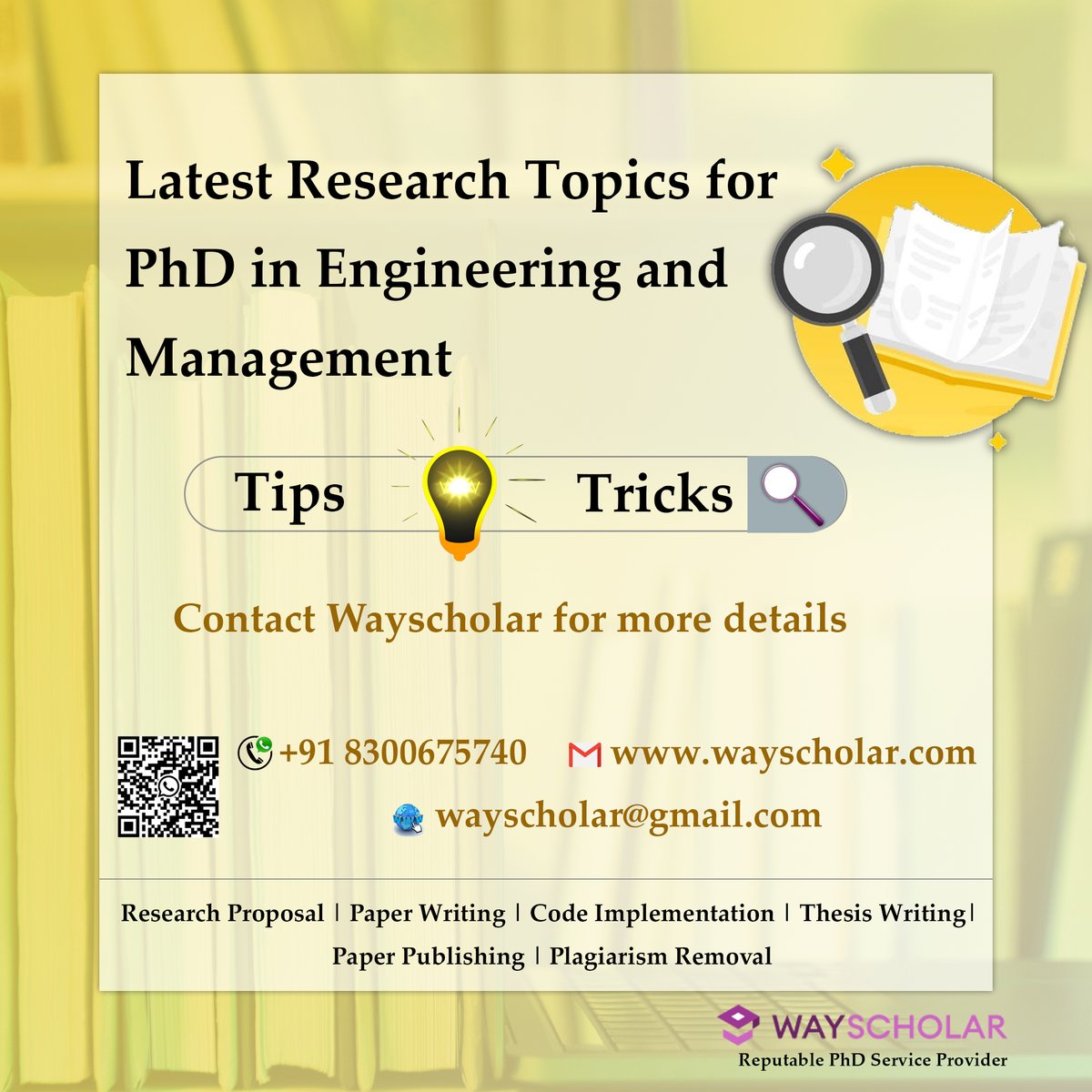 wayscholar's tweet image. #PhDassistance #PhDsupport #PhDGuidance #PhDhelp #PhDResearch
#phdprogram #datascience #machinelearning #postgraduateprogram #masterofscience #informationtechnologyengineering
#proposalwritingservice #researchsynopsis #PythonImplementation #spssanalysis #phdguide