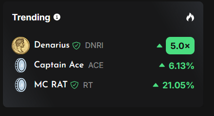 Hunger4Crypto's tweet image. $RT $ACE are lighting it up RN! Did you pack your bags?
