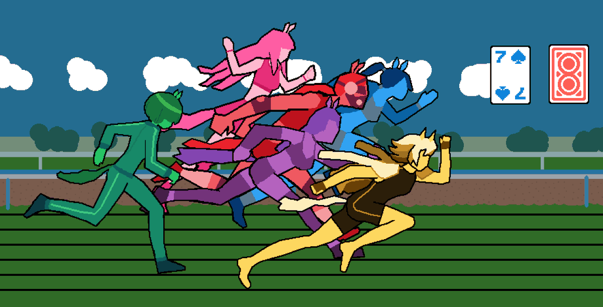 MoonfallJames's tweet photo. The Horse Race Tests tournament today has got me wanting to go back and actually finish Largo Derby https://t.co/LElW3X5AlI