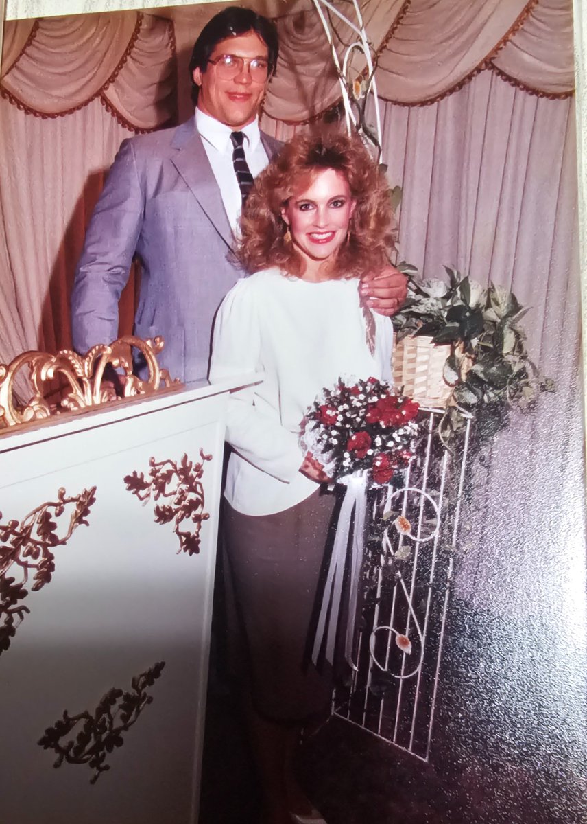 First time ever to share this personal picture. Stevie and I on our wedding day Feb. 26th 1985. -I will always love you Stevie -- Debra McMichael