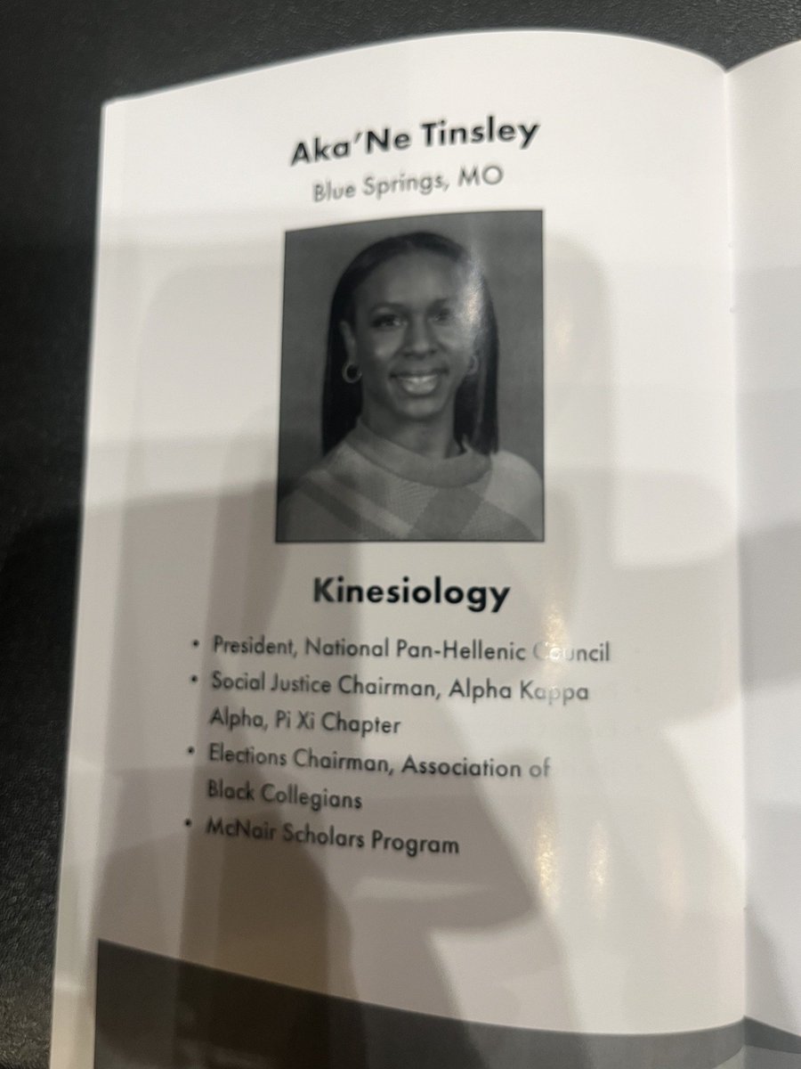 Congratulations to our UCM McNair Scholar Aka’Ne Tinsley, for being selected as one of only fourteen recipients of the 2025 Who’s Who at UCM. This recognition celebrates her academic achievements, leadership, and community involvement.
We’re incredibly proud of you Aka’Ne!
