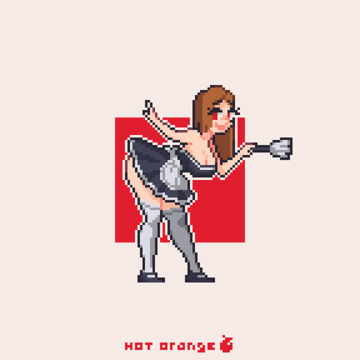 HotOrangex's tweet photo. Amber (1/2) maid costume ✨💖
#pixelartist #nsfw #maid https://t.co/yCBR8taNdq