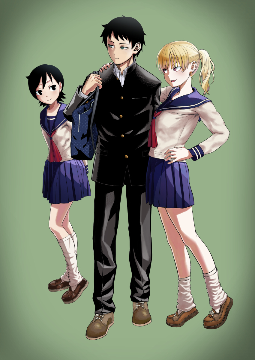 SKEBでのご依頼受けて描かせていただきました。わたモテの黒木夫妻&吉田ママの高校時代をイメージしたイラストです。かなり難産でしたが喜んでいただけたようでほっとしました.BOOSTありがとうございました。 