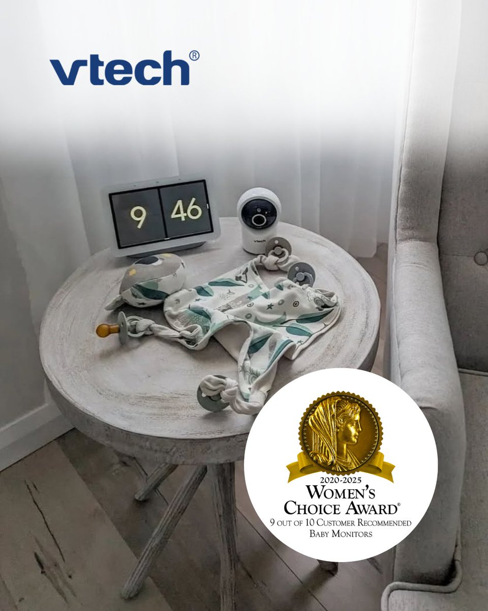 We’re honored to be recognized for the Women's Choice Award! 🏅 Thank you for trusting us to be part of your family’s most important moments—this award is a reflection of the amazing community we’re proud to support. 💙 

@womenschoiceawardusa

#ThankYou #AwardWinning #vtechusa