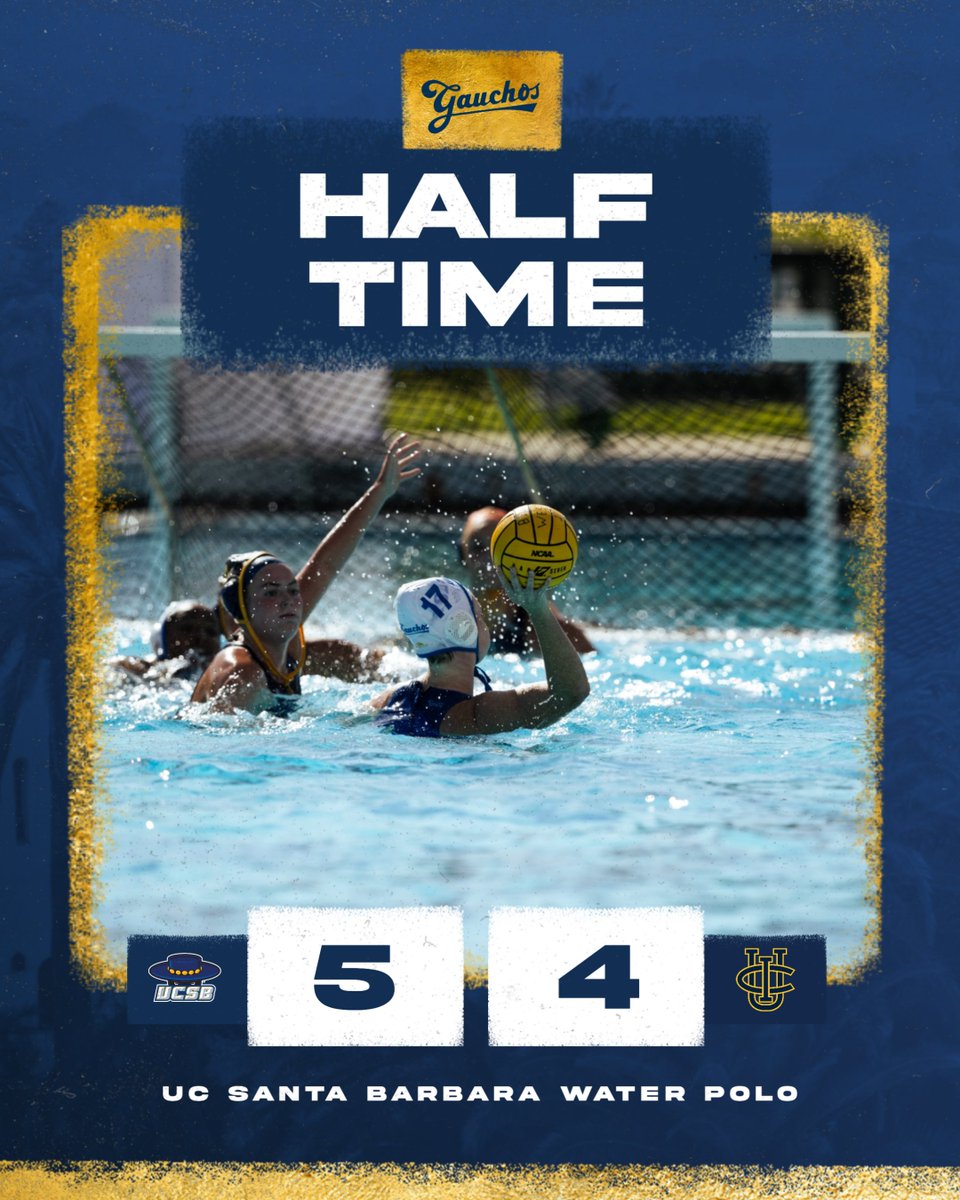 Ahead at the break!

#GoGauchos