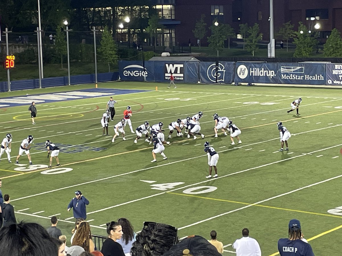 Timothy Jaracz (@timothy_jaracz) on Twitter photo I had a great time visiting Georgetown to watch their spring game! It was great to learn more about the school and see the team in action!
<a href="/PactPerformance/">Pact Performance</a> <a href="/PRZNewEngland/">Prep Redzone New England</a> <a href="/ScoutingNE/">Coach Silva</a> <a href="/coachkrd/">Kevin “Duffy” Doherty</a> <a href="/LASpartansFB/">Lawrence Academy Fball</a> <a href="/ToonMarlon/">Marlon Toon</a> <a href="/HoyasFB/">Georgetown Football</a> I had a great time visiting Georgetown to watch their spring game! It was great to learn more about the school and see the team in action!
<a href="/PactPerformance/">Pact Performance</a> <a href="/PRZNewEngland/">Prep Redzone New England</a> <a href="/ScoutingNE/">Coach Silva</a> <a href="/coachkrd/">Kevin “Duffy” Doherty</a> <a href="/LASpartansFB/">Lawrence Academy Fball</a> <a href="/ToonMarlon/">Marlon Toon</a> <a href="/HoyasFB/">Georgetown Football</a>