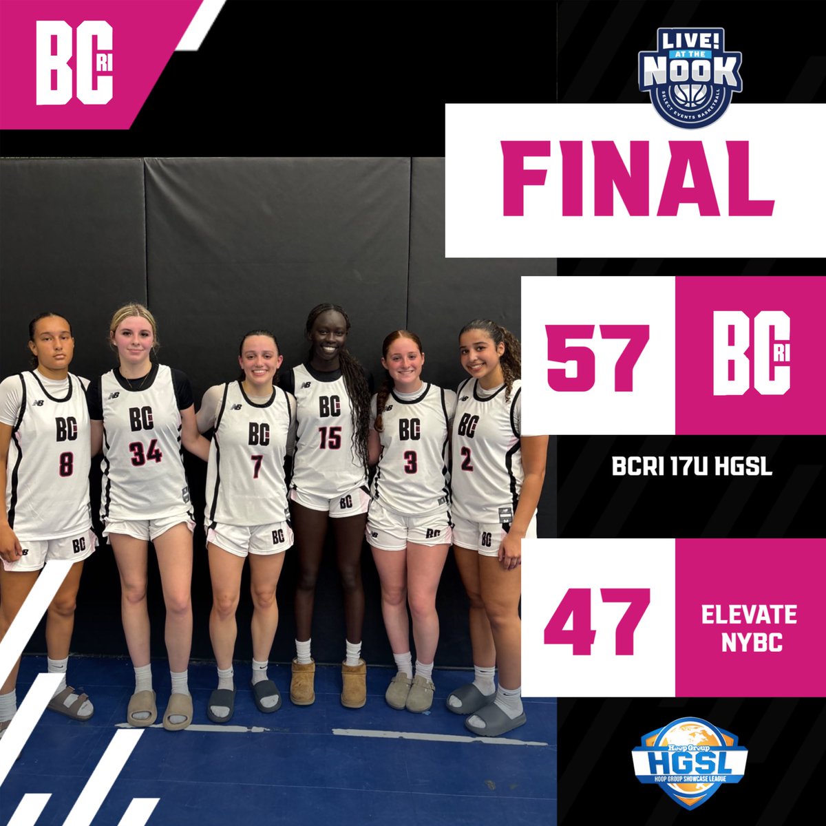 Basketball Club Rhode Island (@bcri_) on Twitter photo 17U HGSL with a strong showing against a talented Elevate NYBC team! Balanced effort with all 6 girls playing a major role in the win 📈
🔥 30+ College Coaches in Attendance
<a href="/CoachBenSilvia/">Ben Silvia</a> | <a href="/kyle_vanrossum/">Coach Kyle VanRossum</a> 17U HGSL with a strong showing against a talented Elevate NYBC team! Balanced effort with all 6 girls playing a major role in the win 📈
🔥 30+ College Coaches in Attendance
<a href="/CoachBenSilvia/">Ben Silvia</a> | <a href="/kyle_vanrossum/">Coach Kyle VanRossum</a>
