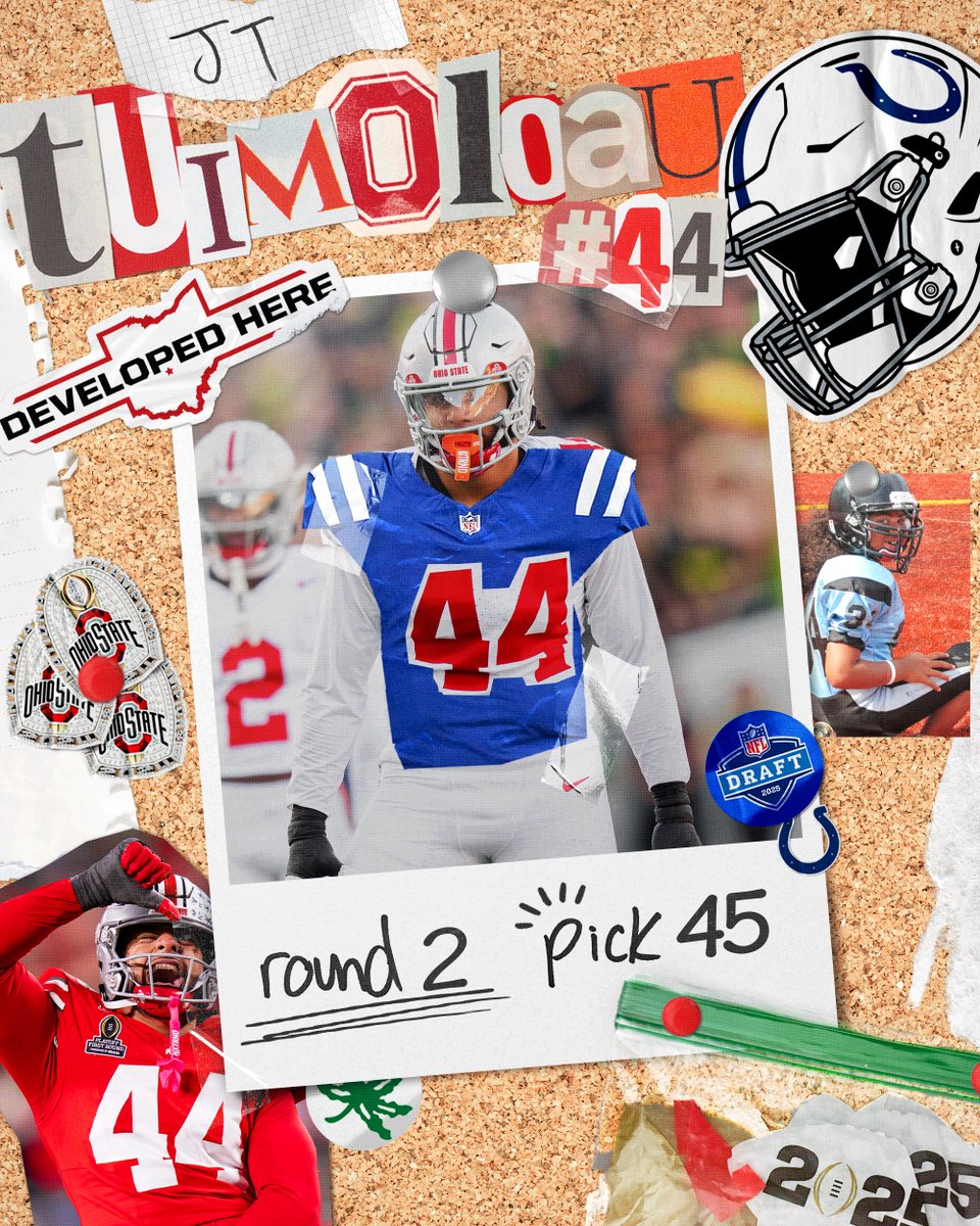 .<a href="/JT_Tuimoloau/">Jaylahn Tuimoloau</a> is bringing his talent off the edge for the <a href="/Colts/">Indianapolis Colts</a> ‼️
 
#DevelopedHere | #NFLDraft