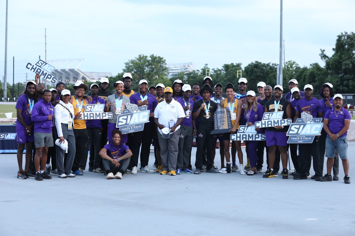 Congratulations to Benedict College 2025 Cricket SIAC Outdoor Track &amp; Field Champions! 🏆

#SIAC | #SIACTF | #LeadersRiseHere