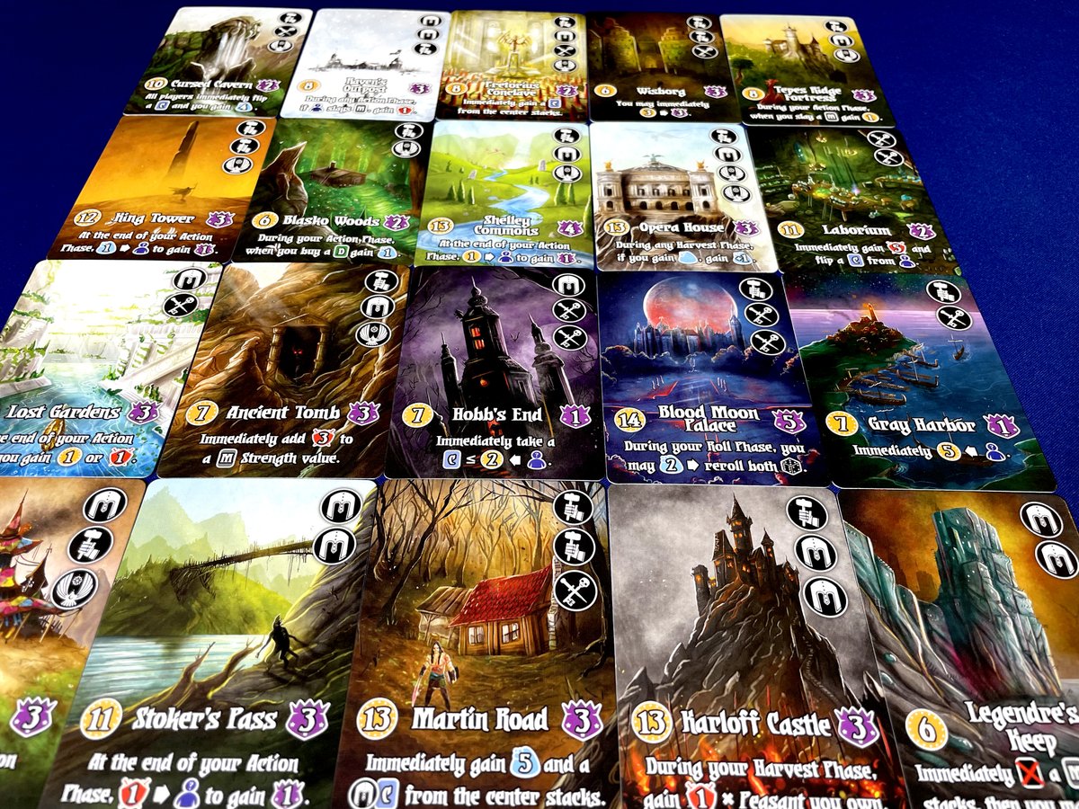 Not only do you get spooky monsters in the Shadowvale expansion for Valeria Card Kingdoms - you get some very thematic domains as well! 👻